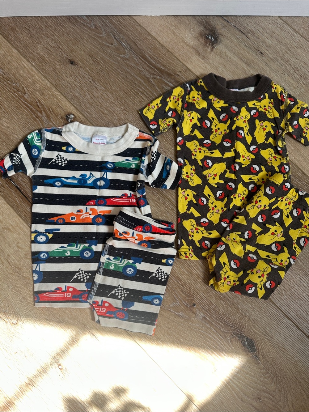 Hanna Andersson Kids Short PJ Set x2 - Pikachu Pokemon